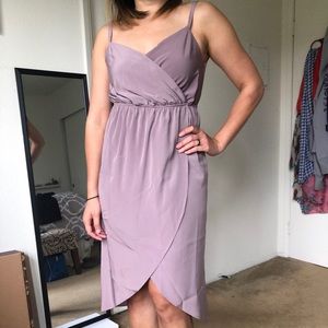 Lavender strapped dress